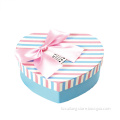 Heart Shaped Watch Paper Box With Ribbon